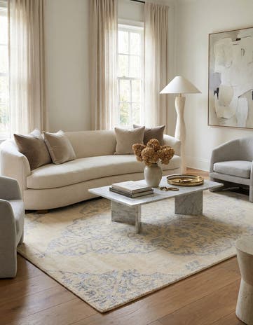 4' 10 x 7' 10 Hand Knotted Darya Rug