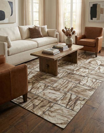 5' x 7' 11 Cowhide - Patchwork Rug