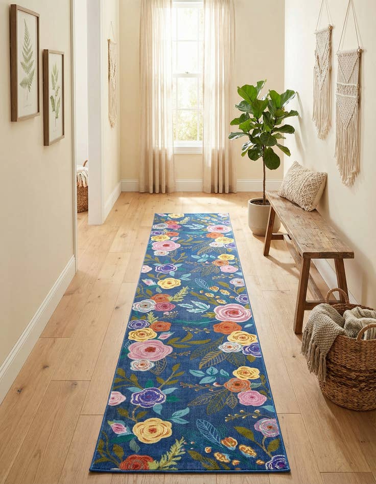 Detail image of 2' 7 x 16' 5 Blossom Runner Rug