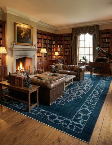 9' 4 x 14' Hand Knotted Ultra Vintage Persian Wool Rug
