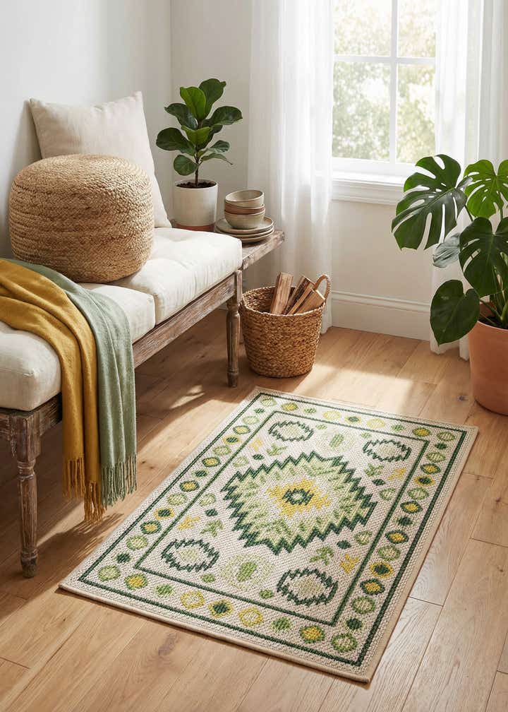 2' x 3' Easy-Clean Baja Indoor / Outdoor Rug