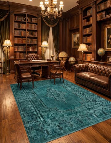 8' 3 x 11' 11 Vintage Royal Wool Rug