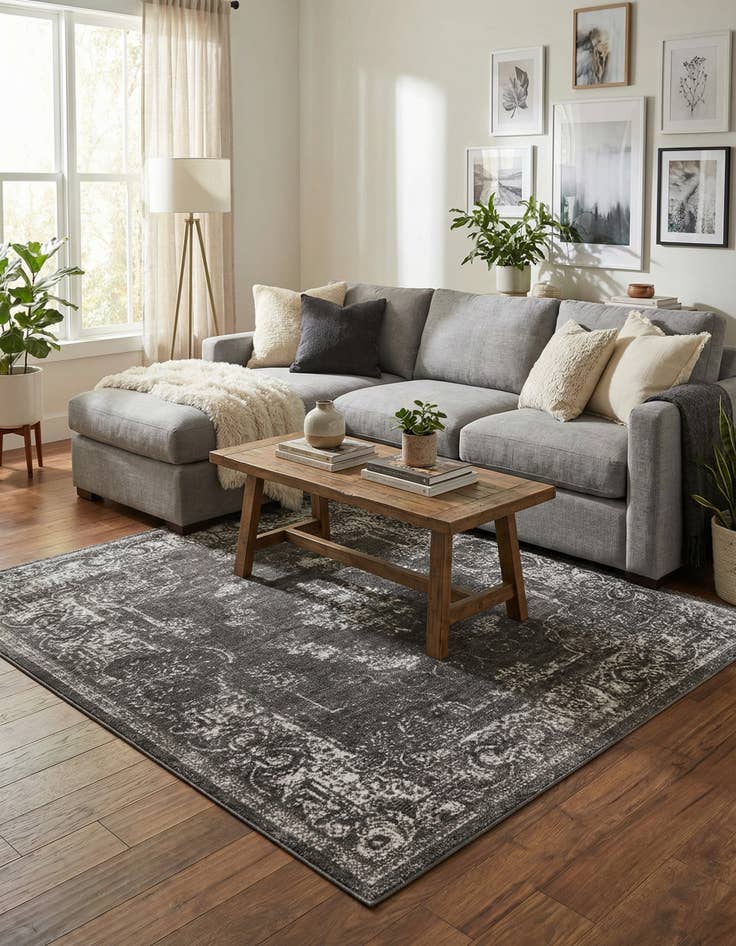 Detail image of 6' 1 x 6' 1 Aarhus Square Rug