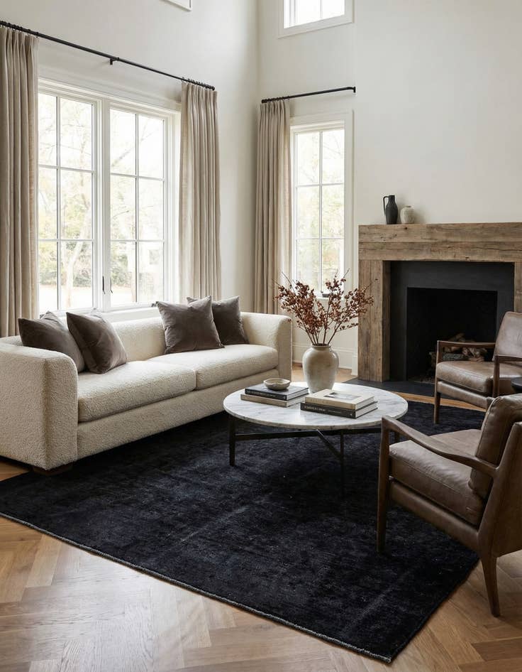 Detail image of 8' x 9' 5 Hand Knotted Ultra Vintage Persian Wool Rug