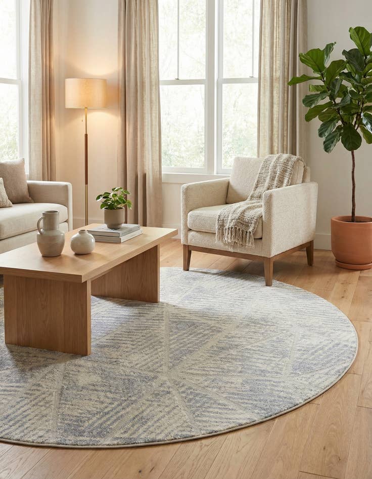 Detail image of 7' x 7' Arlo Round Rug