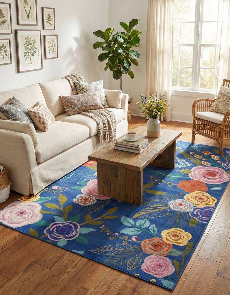 Detail image of 6' x 9' Blossom Rug