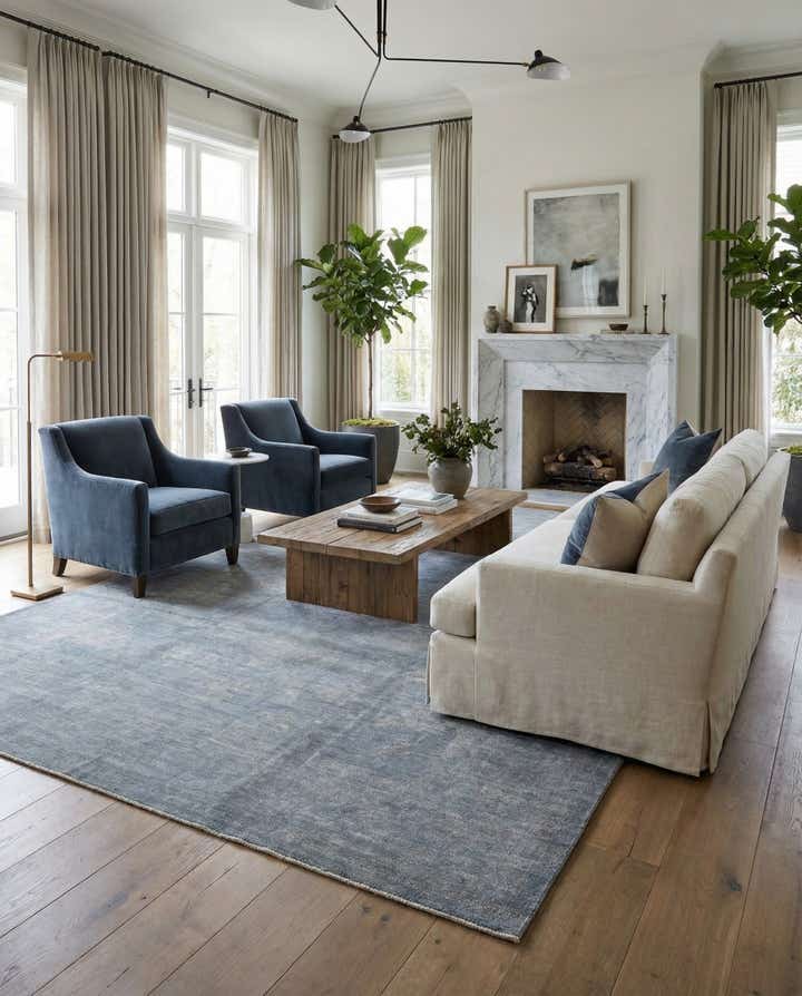8' 7 x 11' 4 Hand Knotted Over-Dyed Ziegler Rug