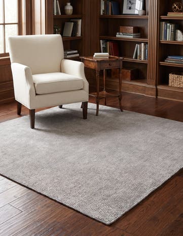 5' 1 x 5' 1 Hand Woven Jill Zarin English Manor Wool Square Rug