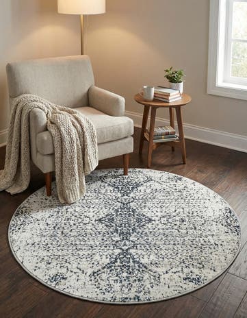 3' 3 x 3' 3 Kamala Washable Round Rug