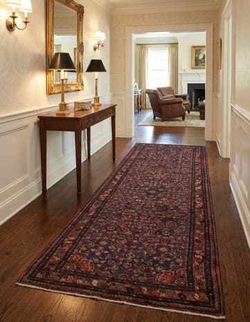 4' x 10' 10 Hand Knotted Shahsavand Persian Wool Runner Rug