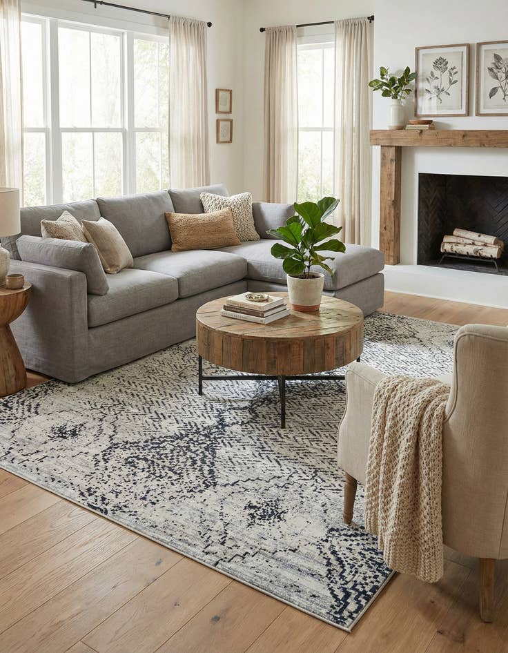 Detail image of 9' x 12' Kamala Washable Rug