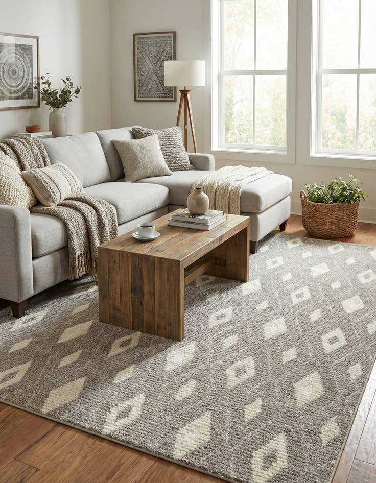 Detail image of 7' 10 x 10' Sepia Rug