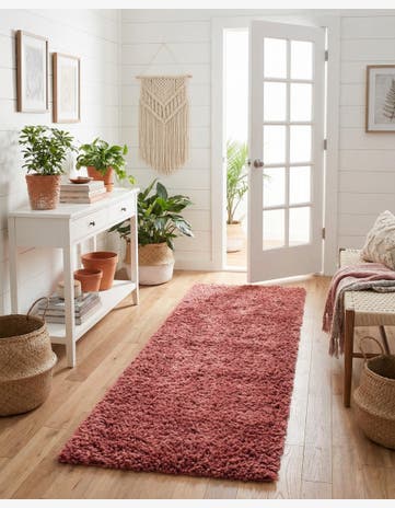 2' x 7' Zermatt Shag Runner Rug