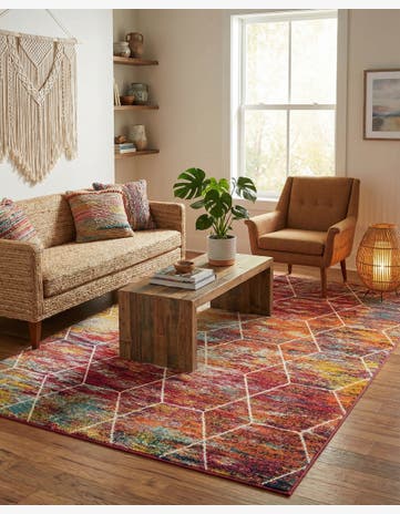 Lattice Frieze Rug