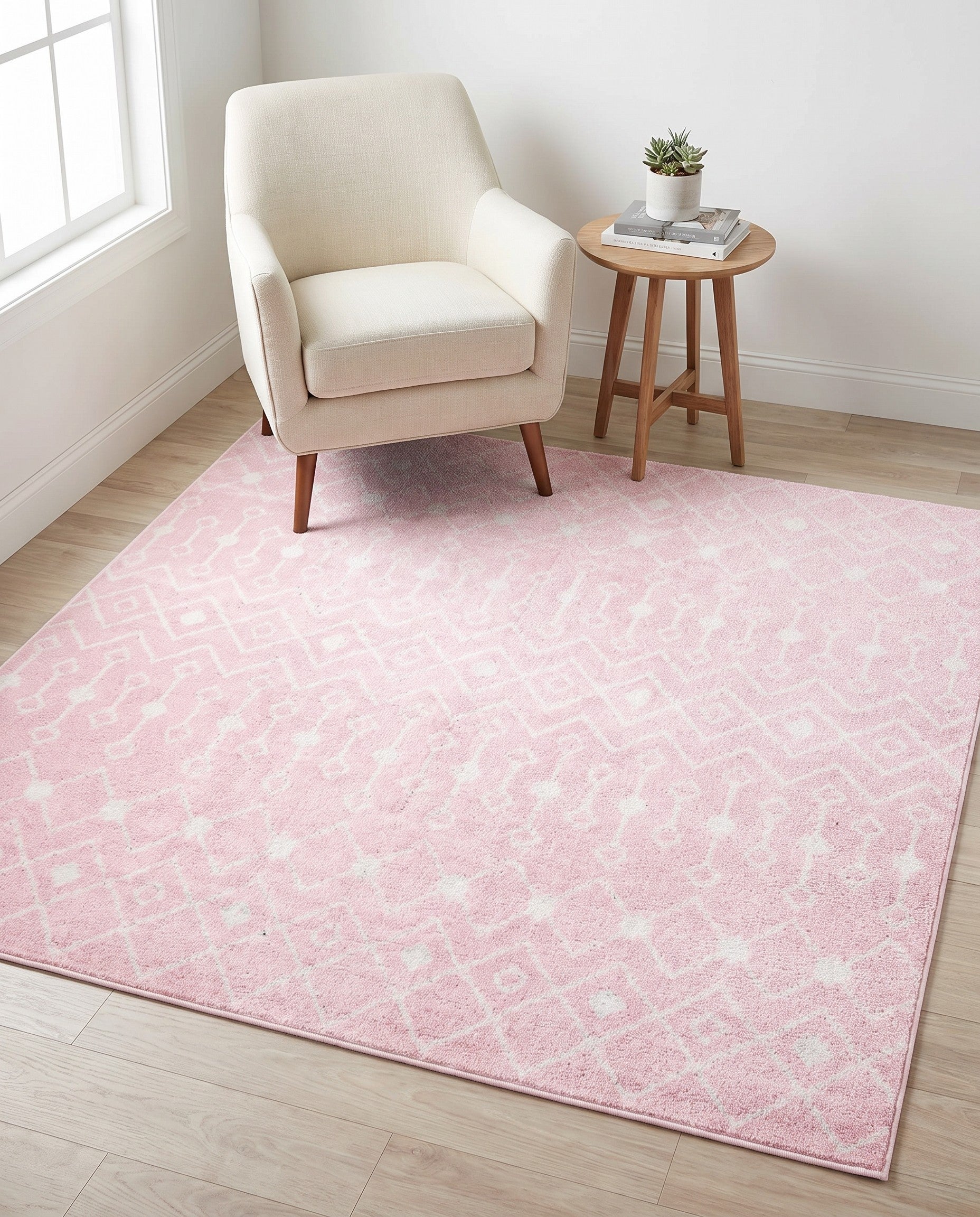 6' x 6' Moroccan Trellis Square Rug