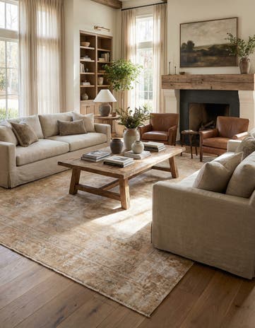 8' 10 x 11' 10 Hand Knotted Ultra Vintage Persian Wool Rug