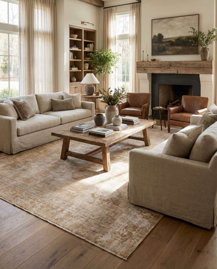 8' 10 x 11' 10 Hand Knotted Ultra Vintage Persian Wool Rug