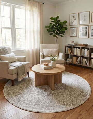 7' x 7' Oxford Round Rug