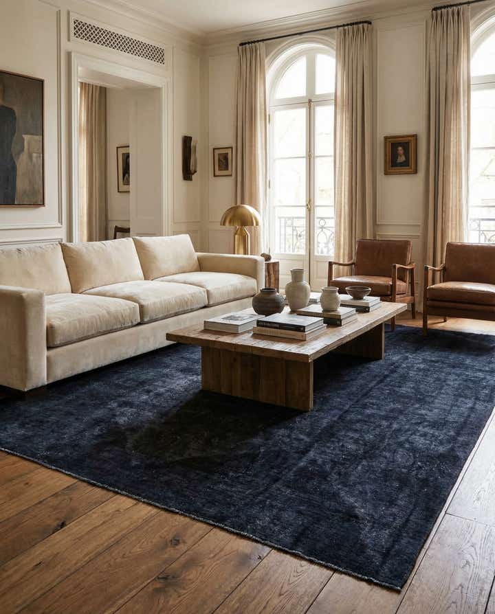 9' x 11' 8 Hand Knotted Ultra Vintage Persian Wool Rug