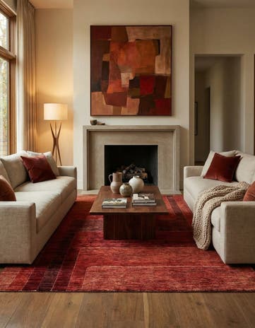 6' 7 x 9' 8 Aatish Wool Rug