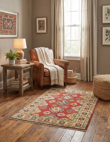 2' 10 x 4' Hand Knotted Kazak Rug