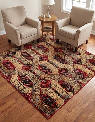 5' 3 x 5' 3 Saturn Square Rug