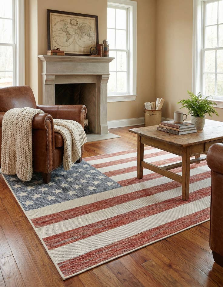Detail image of 4' x 6' Easy-Clean Jill Zarin Indoor / Outdoor Rug