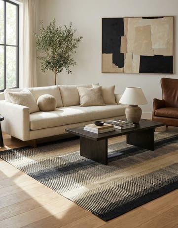 5' 9 x 7' 8 Hand Woven Kilim Modern Wool Rug