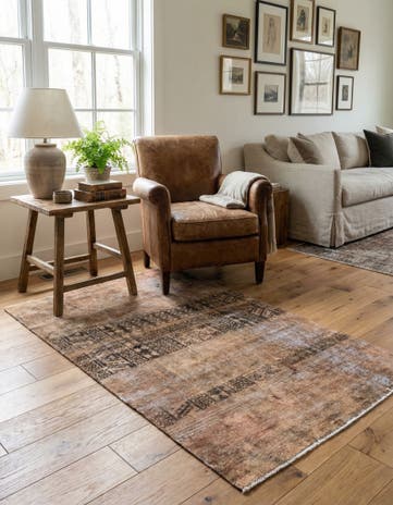 3' 3 x 6' 2 Hand Knotted Ultra Vintage Persian Wool Rug