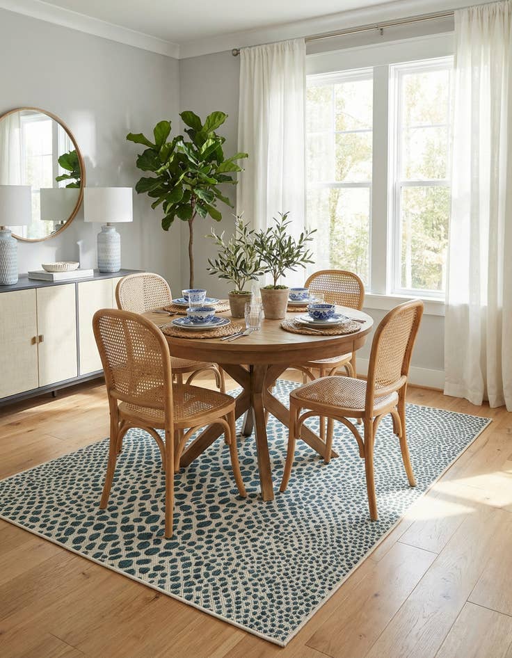 Detail image of  4' x 6'  Washable Jill Zarin Indoor / Outdoor Rug