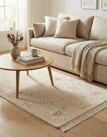 2' 8 x 4' 8 Hand Knotted Darya Wool Rug