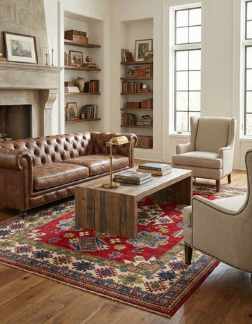 5' 1 x 7' 1 Hand Knotted Kazak Rug