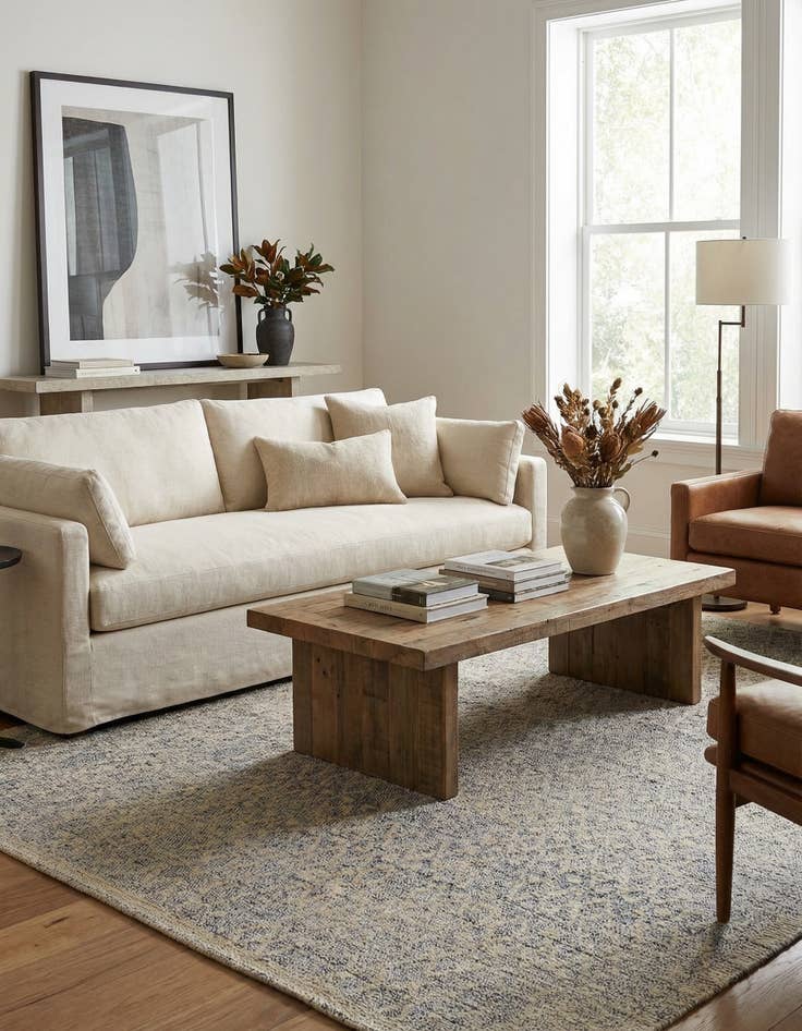 Detail image of 8' 3 x 9' 10  Hand Knotted Darya Wool Rug