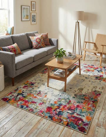 4' x 6' Washable Theia Rug