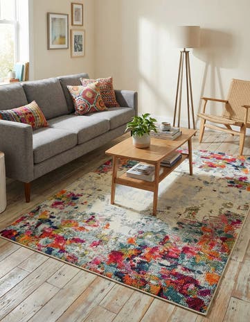 4' x 6' Washable Theia Rug