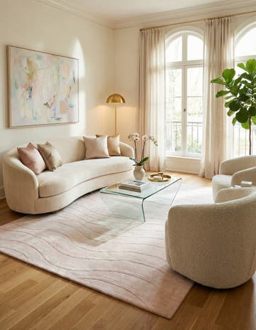 8' 2 x 11' 6 Hand Knotted Darya Wool Rug