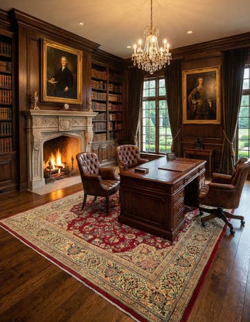 8' 11 x 13' 1 Hand Knotted Najafabad Persian Wool Rug