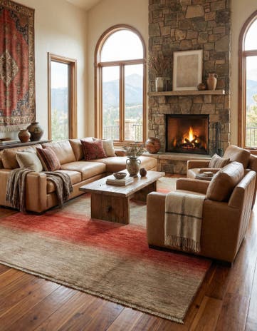 6' 6 x 10' 2 Tabiibaft Wool Rug