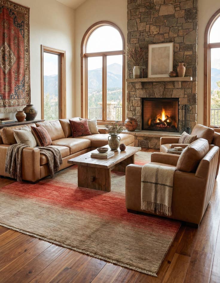 Detail image of 6' 6 x 10' 2 Tabiibaft Wool Rug