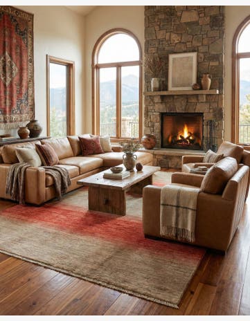 6' 6 x 10' 2 Tabiibaft Wool Rug