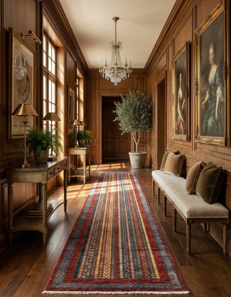 Detail image of 2' 9 x 11' 1 Schall Wool Runner Rug