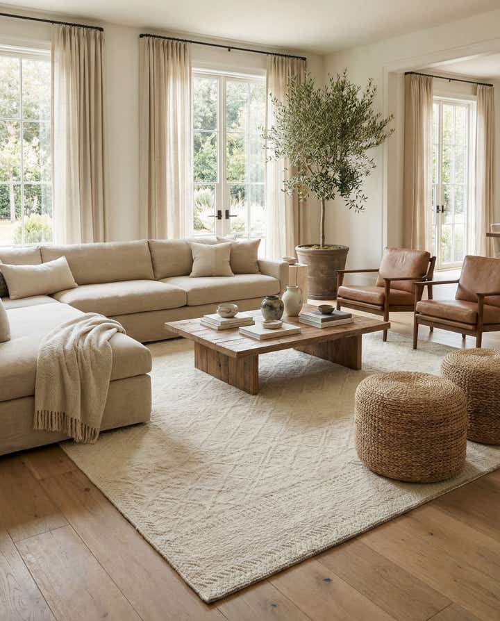 9' x 12' 10 Hand Knotted Moroccan Wool Rug