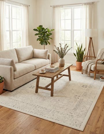 White Isabella Rug