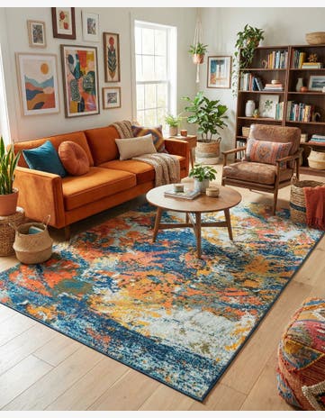 Washable Vivid Rug