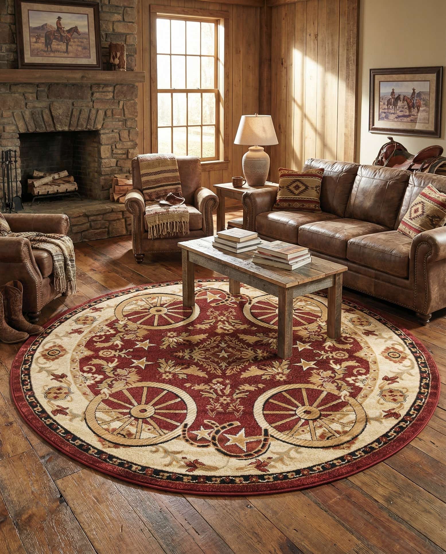 7' 10 x 7' 10 Pioneer Round Rug