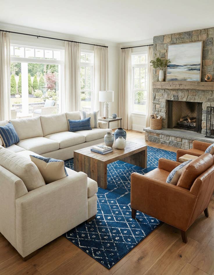 Detail image of  10' x 14' Paxon Trellis Rug