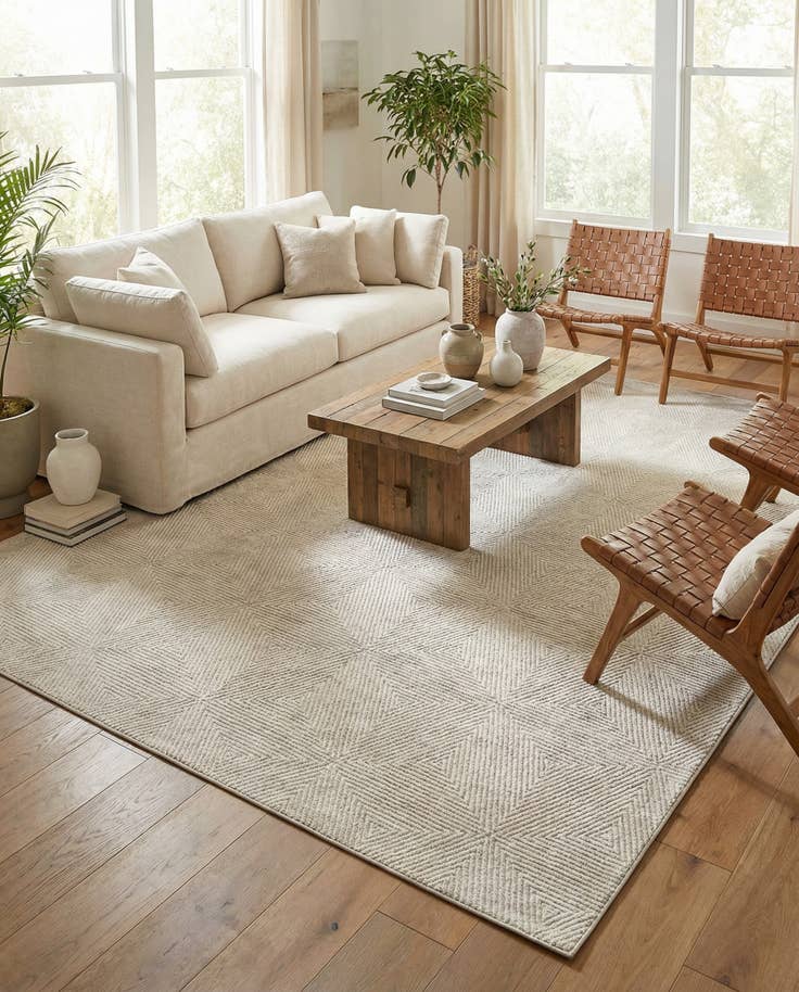 Detail image of 10' x 14' Easy-Clean Sabrina Soto Indoor / Outdoor Rug