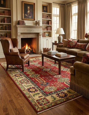 5' 6 x 8' 7 Hand Knotted Kazak Rug