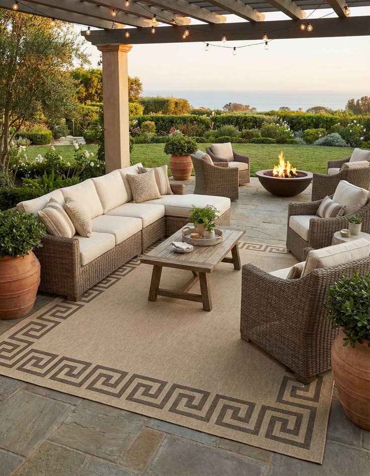 Detail image of 12' 2 x 12' 2 Dunes Square Rug