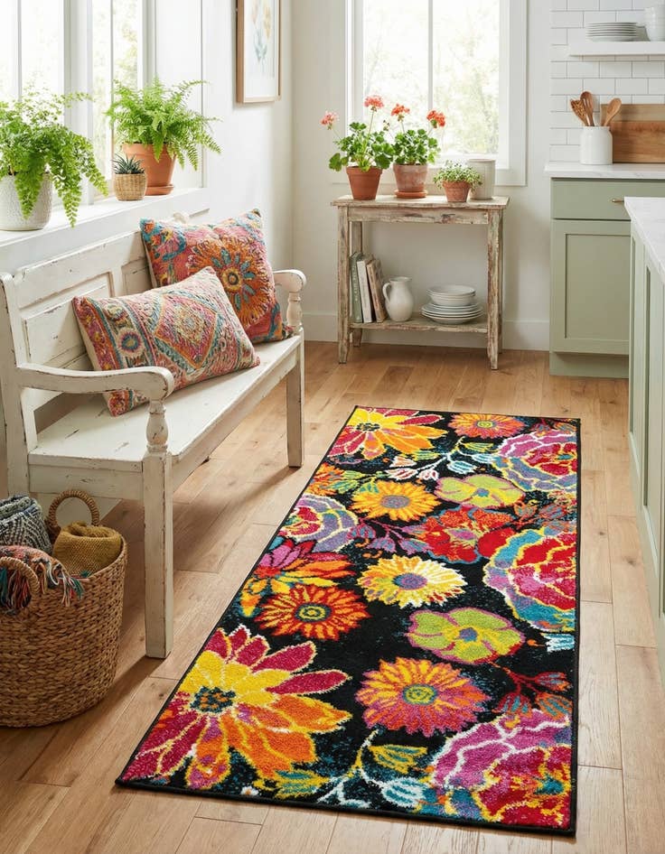 Detail image of 2' 2 x 5' 3 Florence Runner Rug